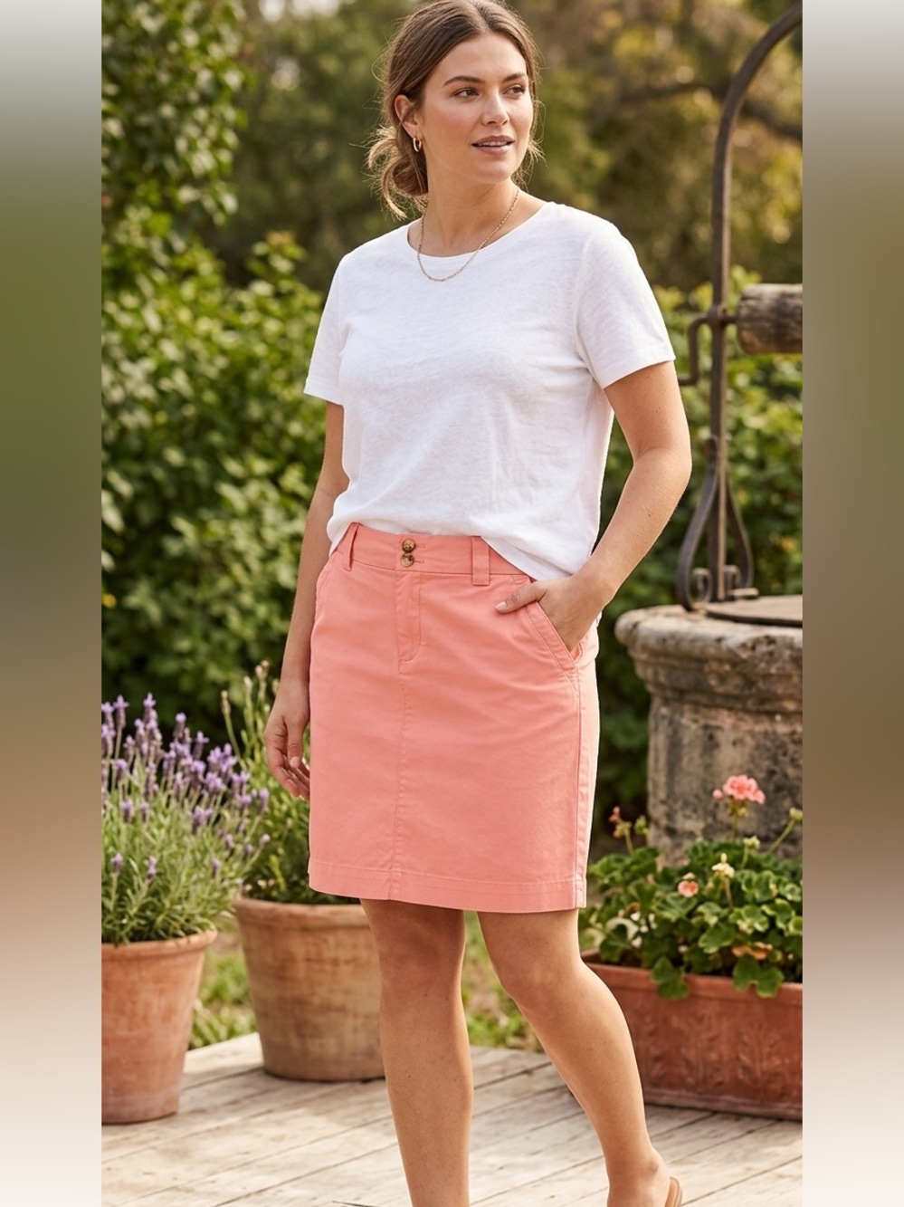 Tommy Hilfiger Pencil Skirt Pockets NWOT 6